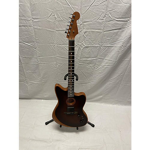 Fender Used Fender Acoustisonic Jazzmaster Brown Sunburst Acoustic Electric Guitar Brown Sunburst