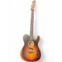 Used Fender Acoustisonic Telecaster sunburst Acoustic Electric Guitar sunburst