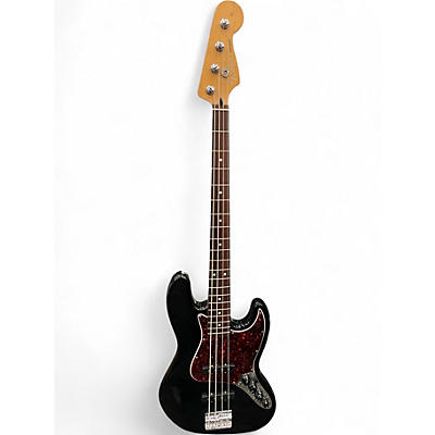 Used Fender Active Jazz Bass Black Electric Bass Guitar