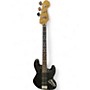 Used Fender Active Jazz Bass Black Electric Bass Guitar Black