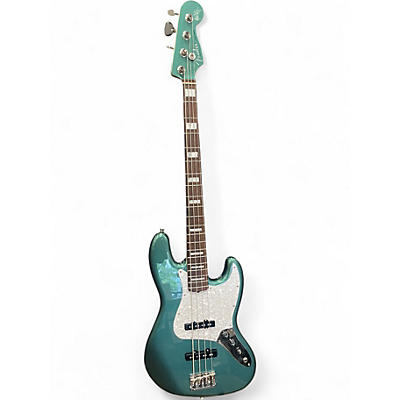 Used Fender Adam Clayton Jazz Bass Sherwood Green Metallic Electric Bass Guitar