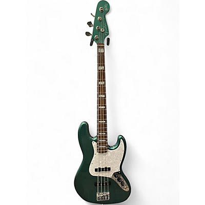 Used Fender Adam Clayton Signature Jazz Bass Sherwood Green Metallic Electric Bass Guitar