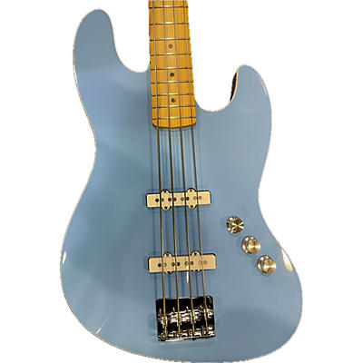 Fender Used Fender Aerodyne 4-String Jazz Bass California Blue Electric Bass Guitar