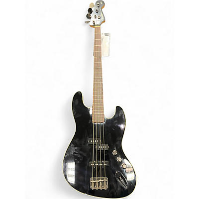 Used Fender Aerodyne Jazz Bass Black Electric Bass Guitar
