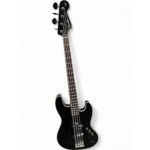 Used Fender Aerodyne Jazz Bass Black Electric Bass Guitar Black