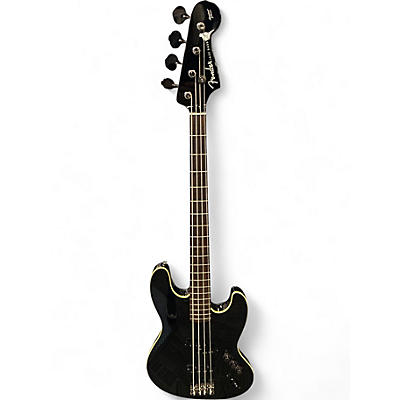 Used Fender Aerodyne Jazz Bass Black Electric Bass Guitar