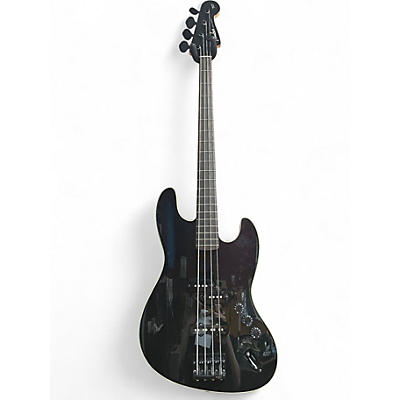 Used Fender Aerodyne Jazz Bass Black Electric Bass Guitar