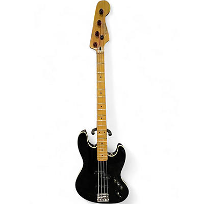 Used Fender Aerodyne Jazz Bass Black Electric Bass Guitar