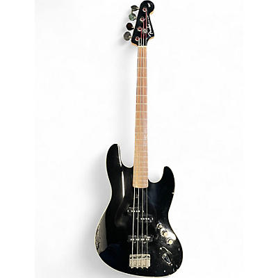 Used Fender Aerodyne Jazz Bass Black Electric Bass Guitar