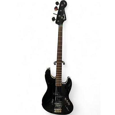 Used Fender Aerodyne Jazz Bass Black Electric Bass Guitar