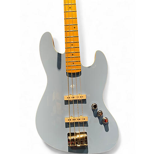 Used Fender Aerodyne Jazz Bass California Blue Electric Bass Guitar California Blue