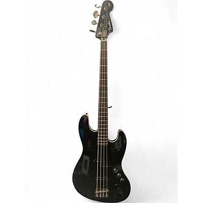 Used Fender Aerodyne Jazz Bass Gloss Black Electric Bass Guitar