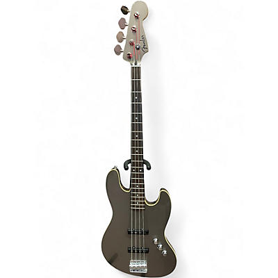 Used Fender Aerodyne Jazz Bass grey Electric Bass Guitar