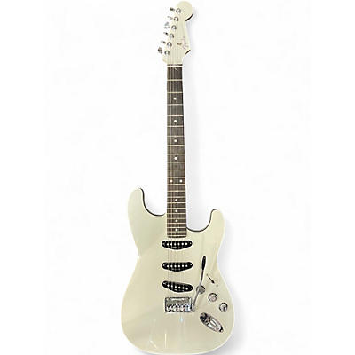 Used Fender Aerodyne Special Stratocaster Alpine White Solid Body Electric Guitar