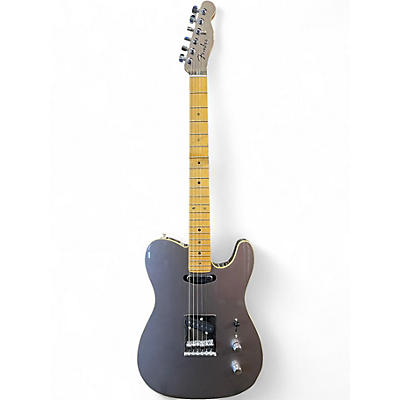 Used Fender Aerodyne Telecaster Metallic Silver Solid Body Electric Guitar