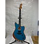 Used Fender Used Fender American Acoustasonic Jazzmaster Acoustic Electric Guitar Blue