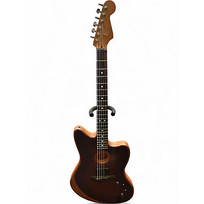 Used Fender American Acoustasonic Jazzmaster Sunburst Acoustic Electric Guitar