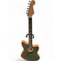 Used Fender American Acoustasonic Jazzmaster Tungsten Acoustic Electric Guitar Tungsten