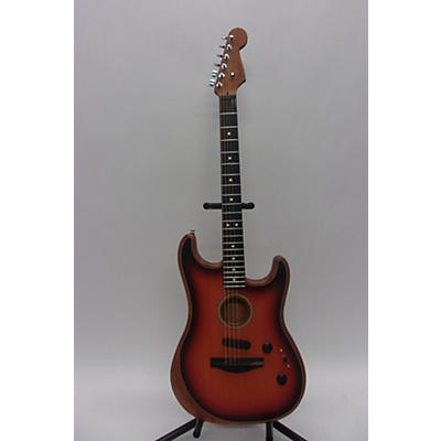 Fender Used Fender American Acoustasonic Stratocaster 2 Color Sunburst Acoustic Electric Guitar