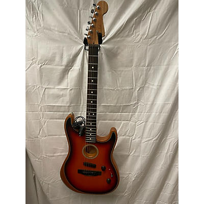 Fender Used Fender American Acoustasonic Stratocaster 3 Color Sunburst Acoustic Electric Guitar