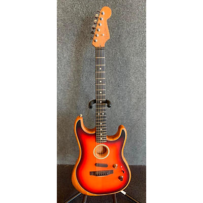 Fender Used Fender American Acoustasonic Stratocaster 3 Color Sunburst Acoustic Electric Guitar