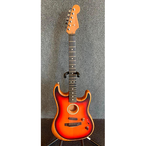 Fender Used Fender American Acoustasonic Stratocaster 3 Color Sunburst Acoustic Electric Guitar 3 Color Sunburst