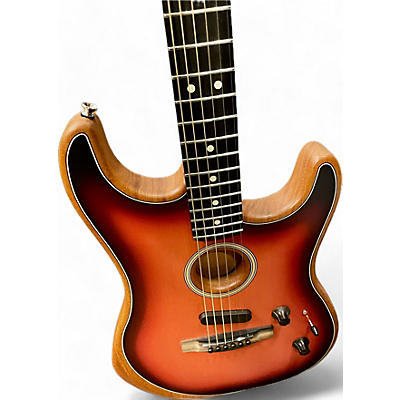 Fender Used Fender American Acoustasonic Stratocaster 3 Color Sunburst Acoustic Electric Guitar