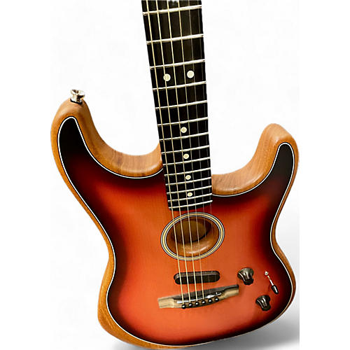 Fender Used Fender American Acoustasonic Stratocaster 3 Color Sunburst Acoustic Electric Guitar 3 Color Sunburst