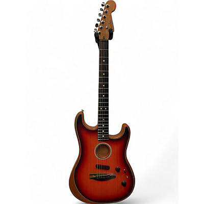 Fender Used Fender American Acoustasonic Stratocaster 3 Color Sunburst Acoustic Electric Guitar