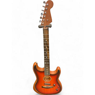 Fender Used Fender American Acoustasonic Stratocaster 3 Color Sunburst Acoustic Electric Guitar