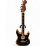 Used Fender American Acoustasonic Stratocaster Black Acoustic Electric Guitar Black