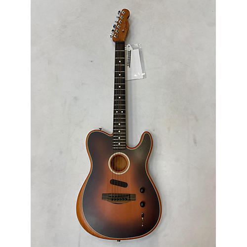 Fender Used Fender American Acoustasonic Telecaster 2 Color Sunburst Acoustic Electric Guitar 2 Color Sunburst