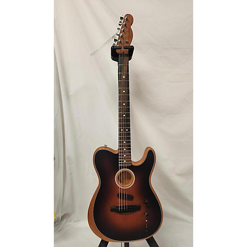 Fender Used Fender American Acoustasonic Telecaster 2 Tone Sunburst Acoustic Electric Guitar 2 Tone Sunburst