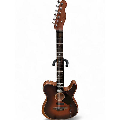 Fender Used Fender American Acoustasonic Telecaster 2 Tone Sunburst Acoustic Electric Guitar