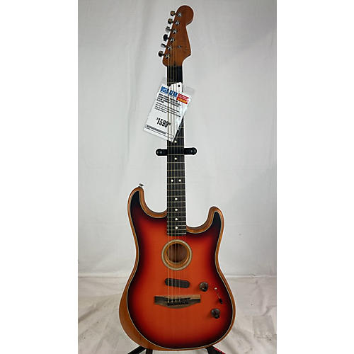 Fender Used Fender American Acoustasonic Telecaster 3 Color Sunburst Acoustic Electric Guitar 3 Color Sunburst