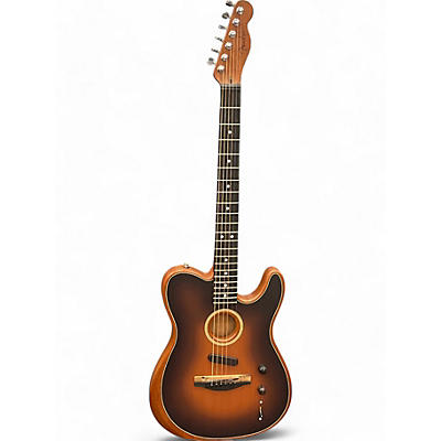 Fender Used Fender American Acoustasonic Telecaster 3 Color Sunburst Acoustic Electric Guitar