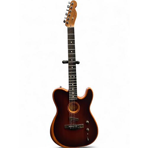 Used Fender American Acoustasonic Telecaster 3 Color Sunburst Acoustic Electric Guitar 3 Color Sunburst