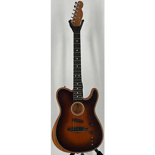 Fender Used Fender American Acoustasonic Telecaster 3 Tone Sunburst Acoustic Electric Guitar 3 Tone Sunburst