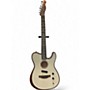 Used Fender American Acoustasonic Telecaster Alpine White Acoustic Electric Guitar Alpine White
