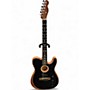 Used Fender American Acoustasonic Telecaster Black Acoustic Electric Guitar Black