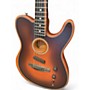 Used Fender American Acoustasonic Telecaster Bourbon Burst Acoustic Electric Guitar Bourbon Burst