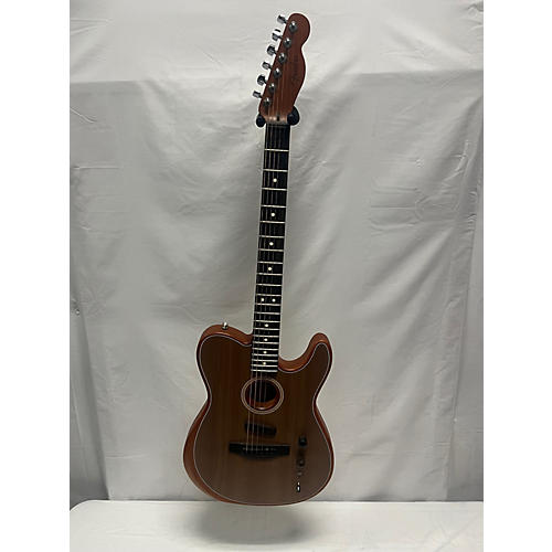 Fender Used Fender American Acoustasonic Telecaster Natural Acoustic Electric Guitar Natural