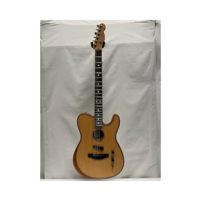 Fender Used Fender American Acoustasonic Telecaster Natural Acoustic Electric Guitar