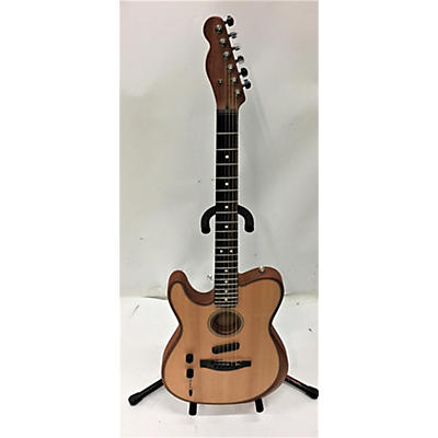 Fender Used Fender American Acoustasonic Telecaster Natural Acoustic Electric Guitar