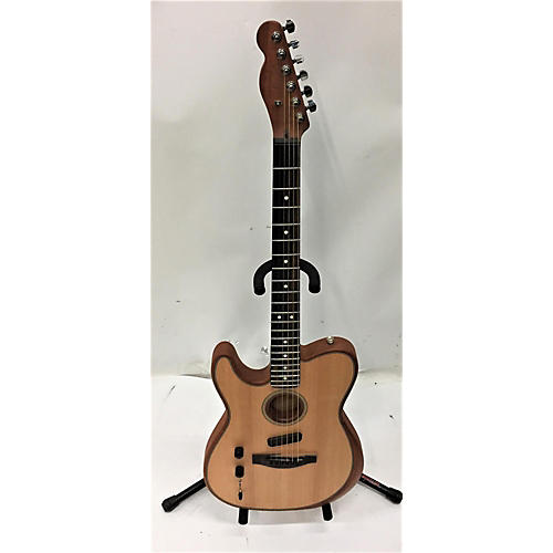 Fender Used Fender American Acoustasonic Telecaster Natural Acoustic Electric Guitar Natural