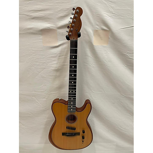 Fender Used Fender American Acoustasonic Telecaster Natural Acoustic Electric Guitar Natural