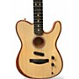 Used Fender American Acoustasonic Telecaster Natural Acoustic Electric Guitar Natural
