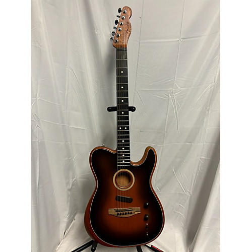 Fender Used Fender American Acoustasonic Telecaster Sunburst Acoustic Electric Guitar Sunburst