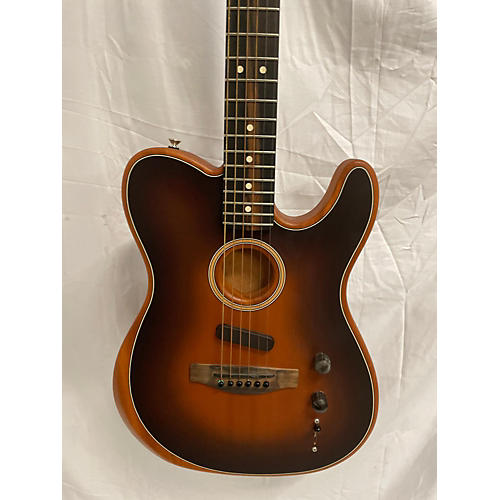 Fender Used Fender American Acoustasonic Telecaster Sunburst Acoustic Electric Guitar Sunburst