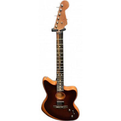 Used Fender American Acoustasonic Telecaster Sunburst Acoustic Electric Guitar